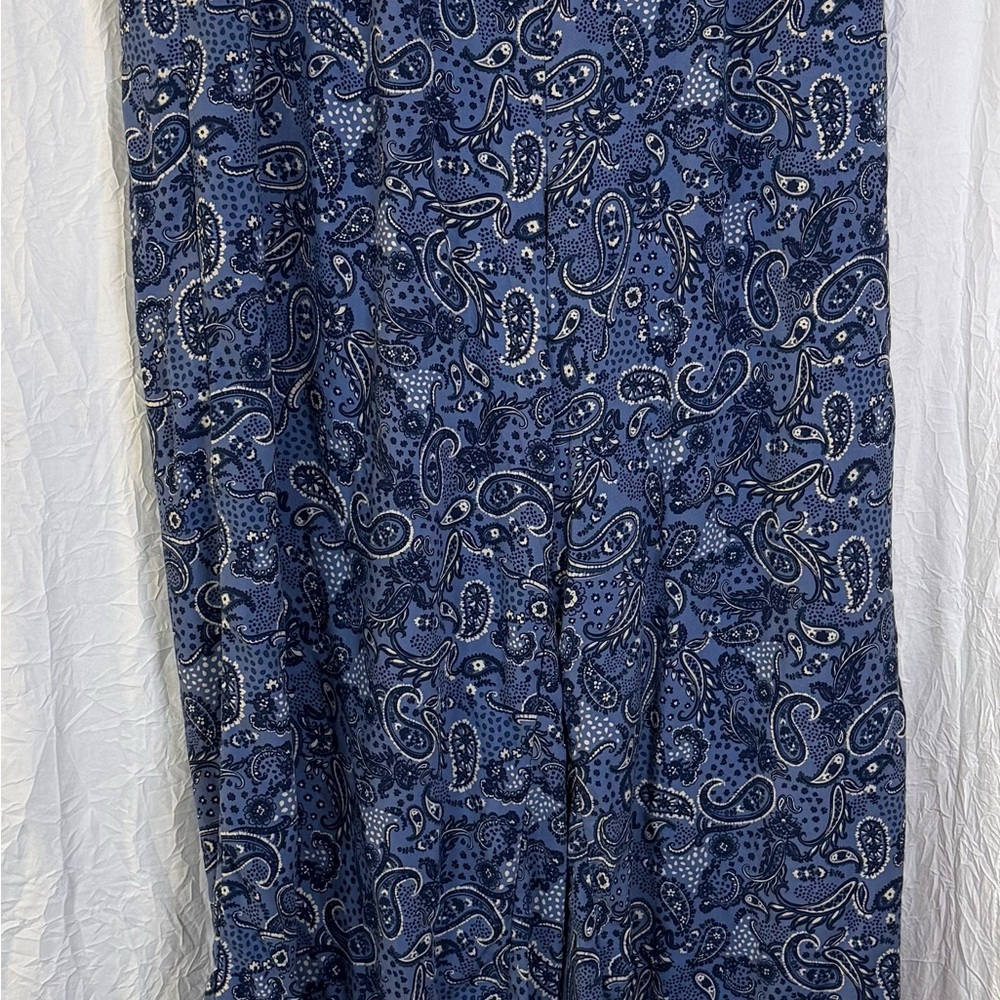 Torrid Blue Paisley Maxi Skirt